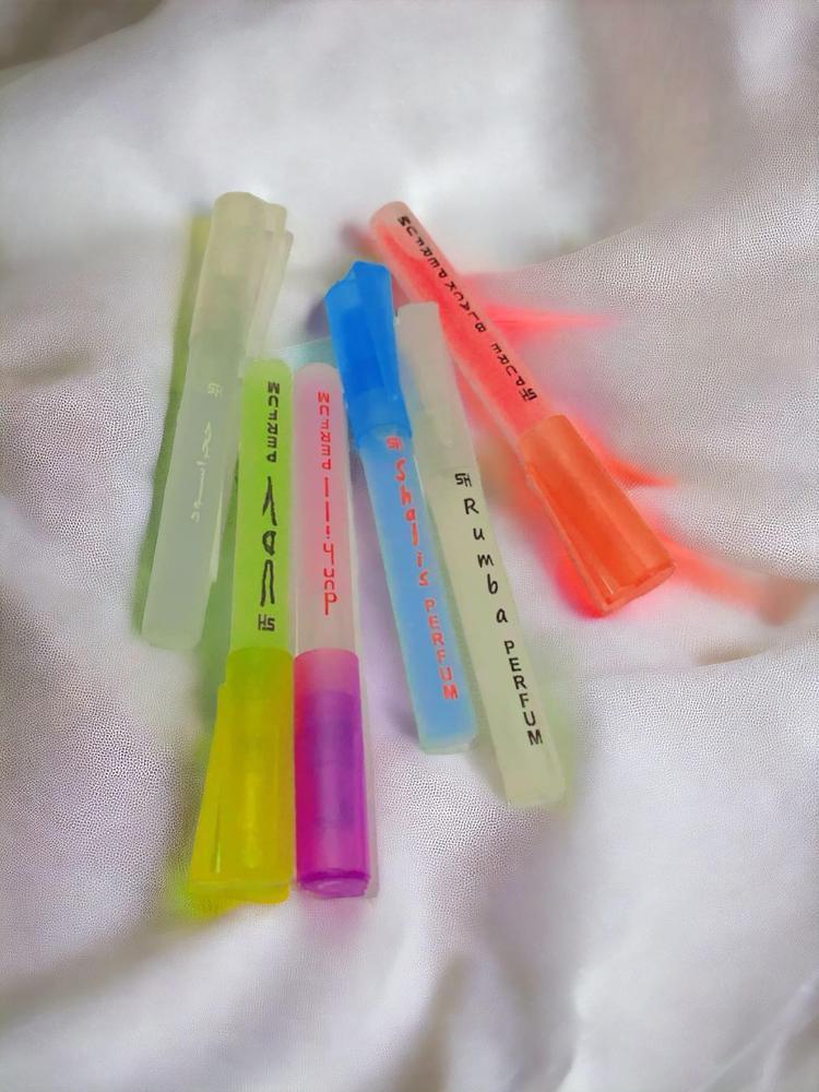 Unisex Long Lasting Pocket Perfumes Multicolor Pack of 6