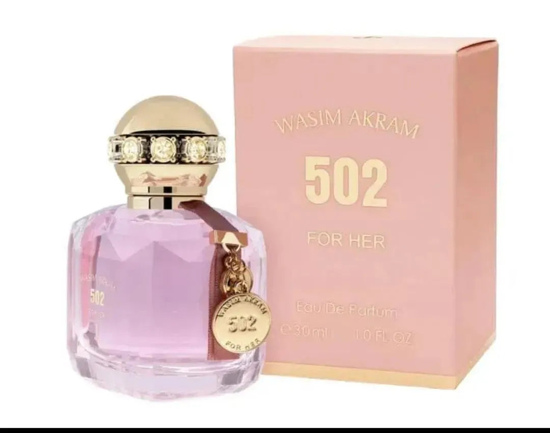 502 Wasim Akram & Janan Gold Edition Perfume Pack for Her & Him