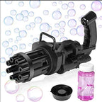 Golden 8-Hole Bubble Gun for Kids & Parties