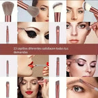 13 PCS Kabuki Eye Shadow Brush Set Synthetic Fiber